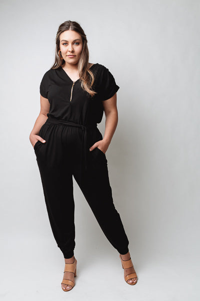 Rhythmic Jumpsuit- Black