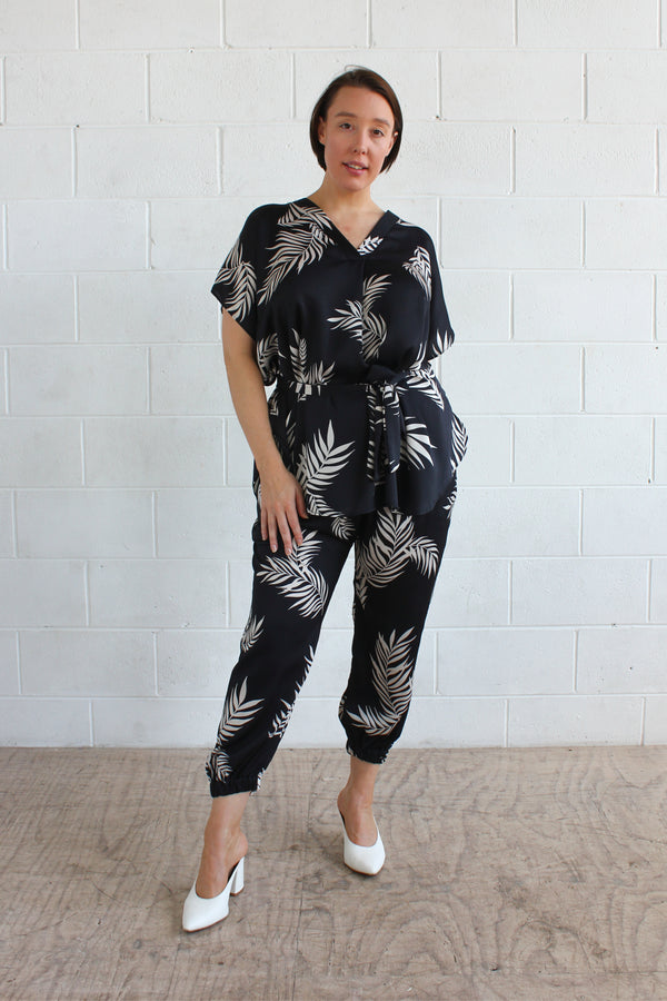 Thira top- Leaf Print