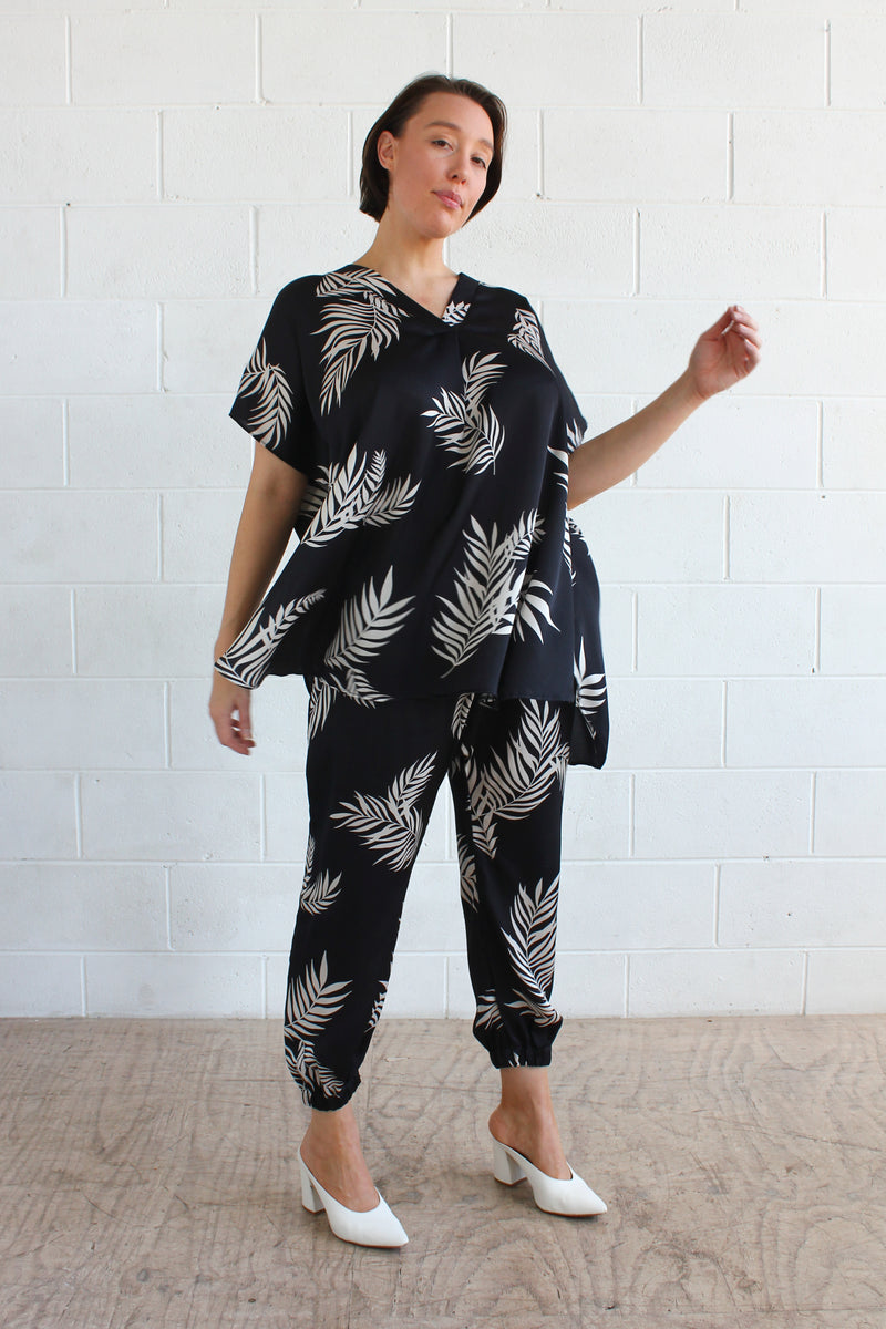 Thira top- Leaf Print
