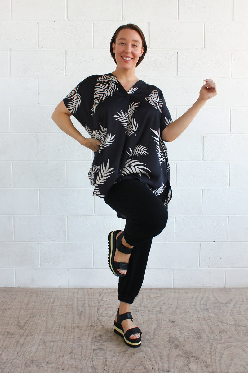 Thira top- Leaf Print