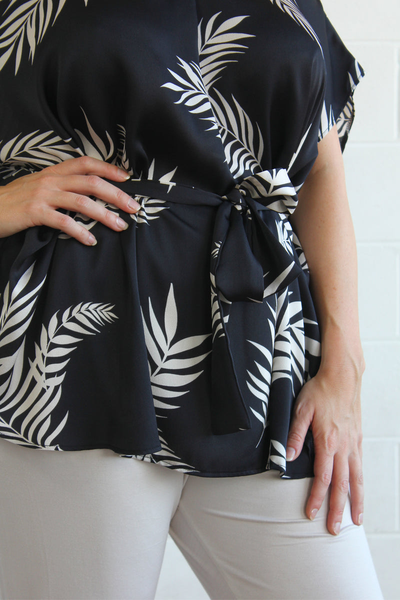 Thira top- Leaf Print