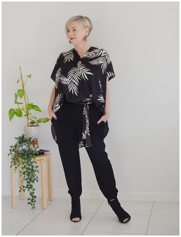 Thira top- Leaf Print