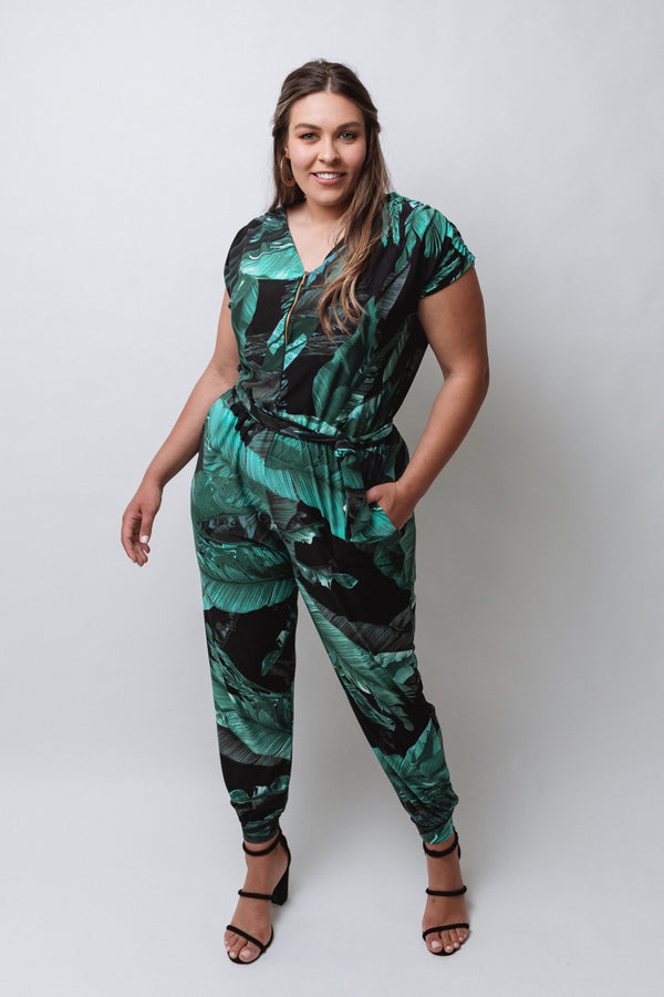 Rhythmic Jumpsuit- Palm print