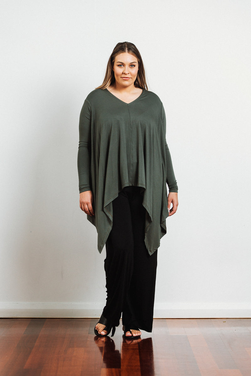 Bordeaux Top- Olive