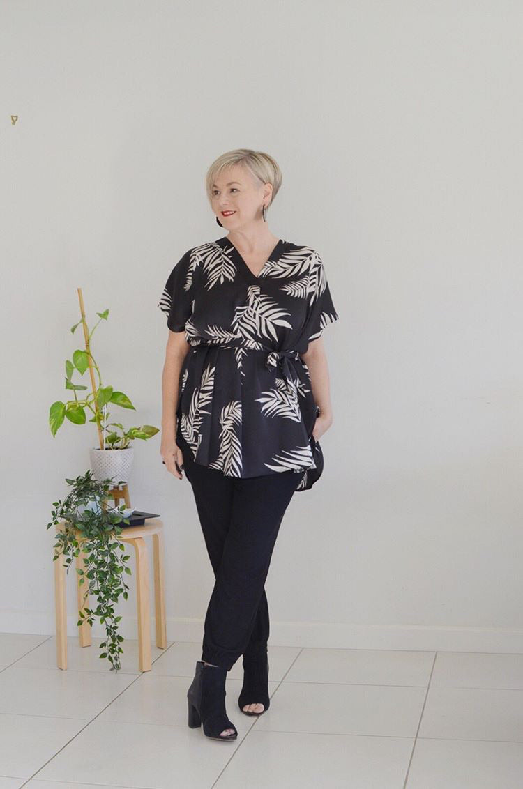 Thira top- Leaf Print