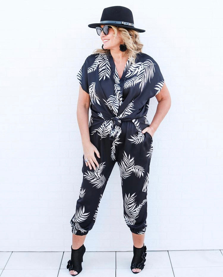 Thira top- Leaf Print