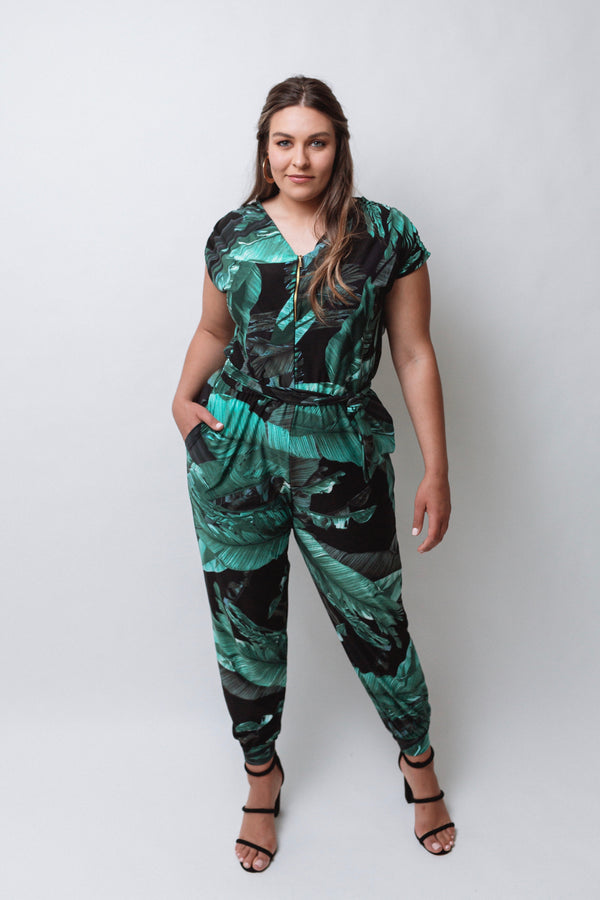 Rhythmic Jumpsuit- Palm print