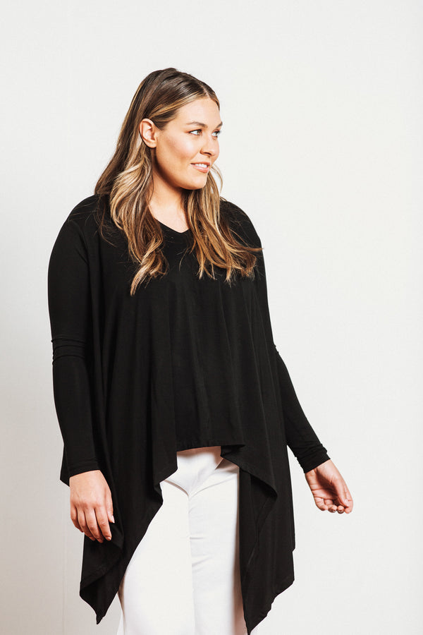 Bordeaux Top- Black